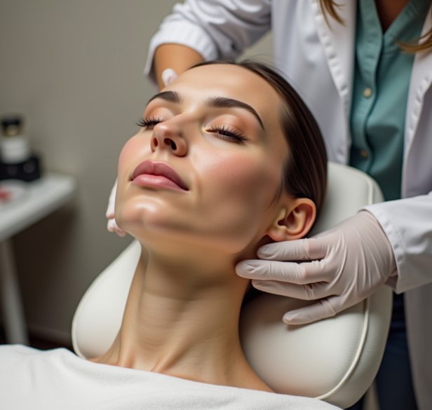 Фотоомоложение: лицо + шея + декольте