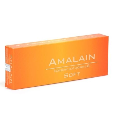 Контурная пластика губ препаратом Amalain, 1 мл