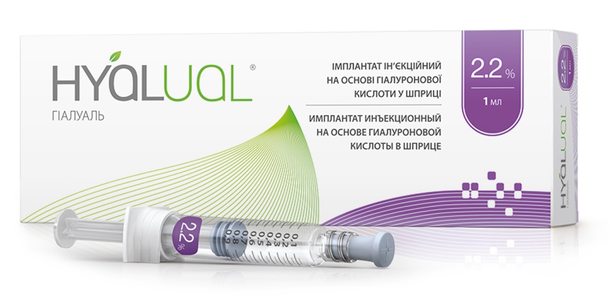 Биоревитализация препаратом Hyalual 2,2% (2 мл)