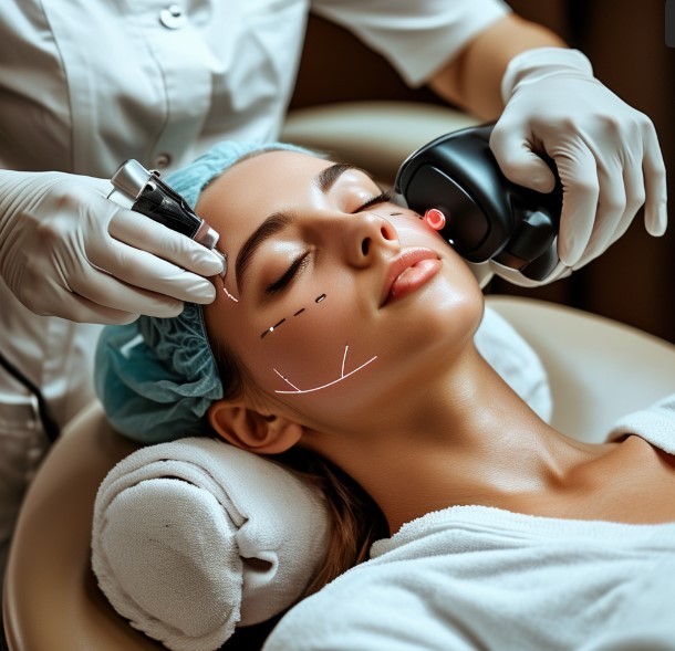 Лазерная шлифовка: лицо