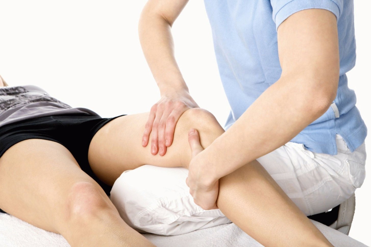 Массаж 1 коленного сустава (верхней трети голени, области коленного сустава и нижней трети бедра)