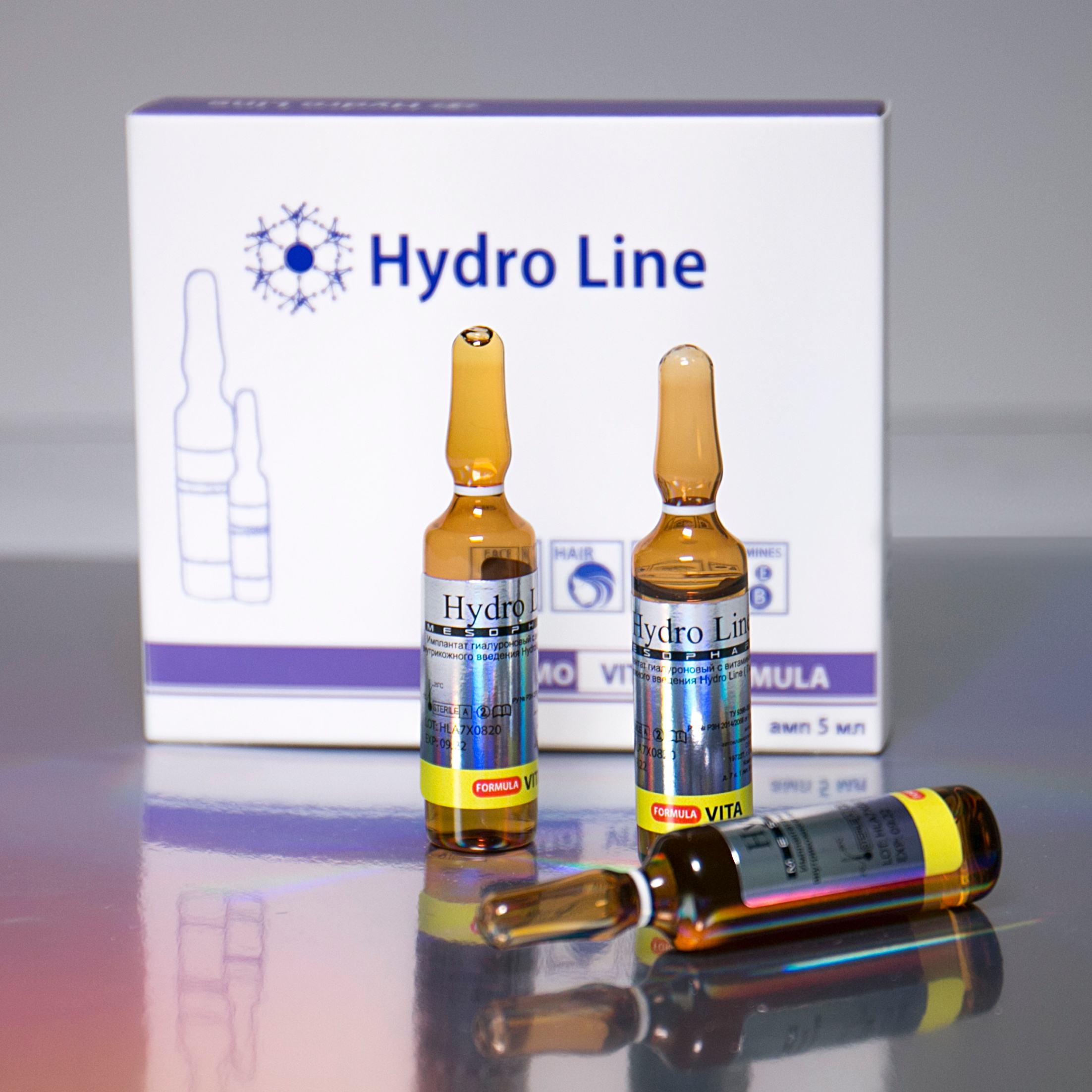 Биоревитализация препаратом Hydro Line Peptide (2 мл)