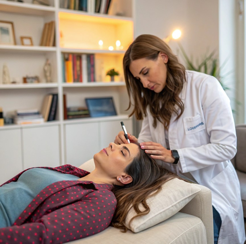 Мезотерапия препаратом Dermaheal HL (2,5 мл): волосистая часть кожи головы
