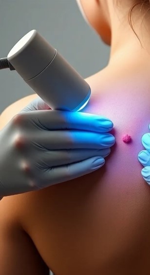 Удаление лазером (за 1 ед): бородавки