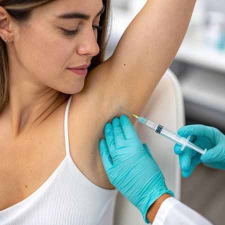 Релатокс: лечение гипергидроза/потливости подмышки (100 ед)