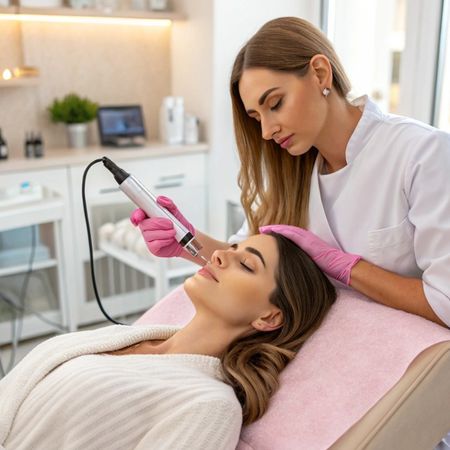 Микроигольчатый рф-лифтинг: лицо + шея + декольте