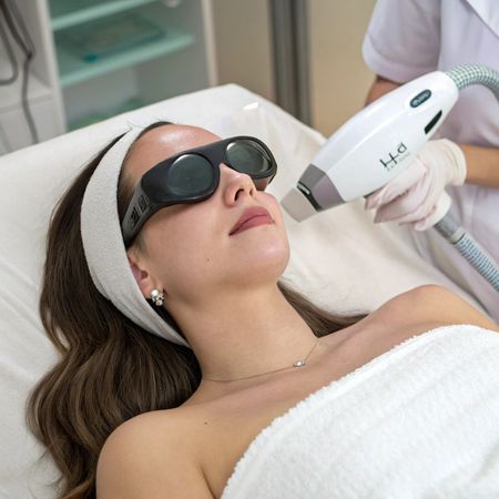 Фотоомоложение IPL (розацеа, сосуды): лицо