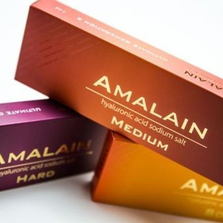 Контурная пластика препаратом Amalain Medium (1 мл)