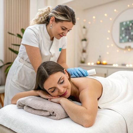 Комбинированная чистка: спина