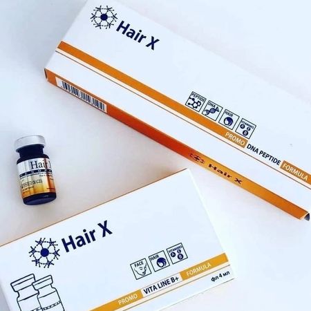 Мезотерапия препаратом Hair X DNA Peptid (1,3 мл): волосистая часть кожи головы