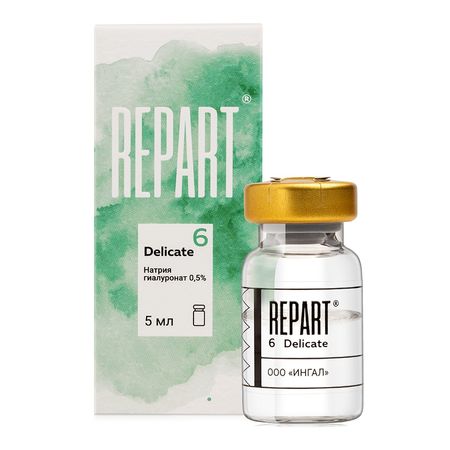 Биоревитализация препаратом Repart 6 Delicate (1,5 мл)