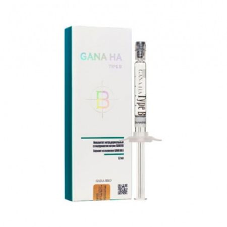 Увеличение губ препаратом Gana HA B filler (1,2 мл)